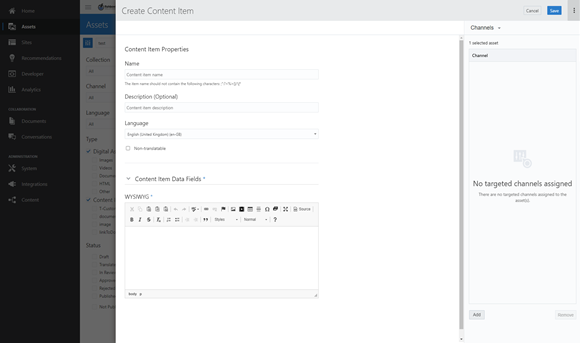 Creating a Custom CKEditor Component in OCE - create content item, content item properties, add any plugin you want
