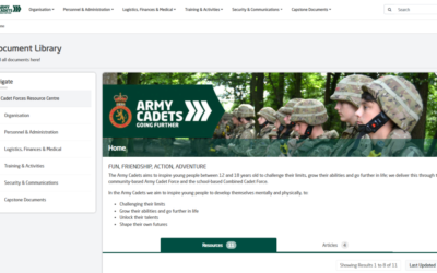 Creating a Responsive, Extensible Knowledge Base for the UK Ministry of Defence – Army Cadet Force with Oracle Content Management